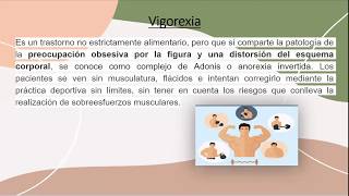 Trastornos Alimenticios Vigorexia Anorexia y Bulimia [upl. by Adnorahc496]