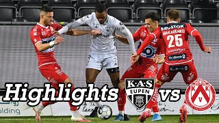 Highlights Matchday 31 KAS Eupen vs KV Kortrijk 20 [upl. by Hsak]