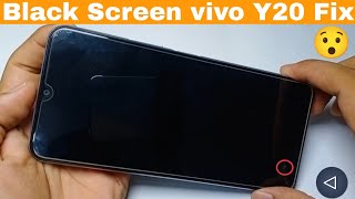 How To Fix Black Screen vivo Y20  Vivo y20 Screen Hang [upl. by Neirrad]