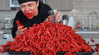 10000 Calorie FLAMIN HOT CHEETOS Challenge [upl. by Sidnak]