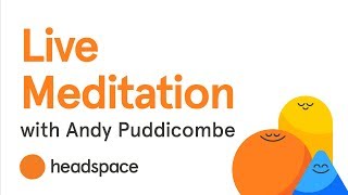 Live Meditation with Headspace’s Andy Puddicombe [upl. by Lancaster980]