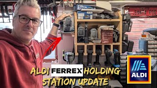 Aldi Ferrex cordless holding and charging station upgrade to fit more tools [upl. by Kaufman]