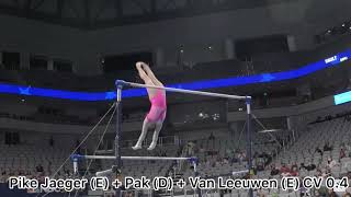 Suni Lee Uneven Bars D Score  2021 US Championships Day 1 [upl. by Yrrej315]