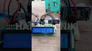 Ultrasonic Level Sensor HCSR04 arduino electronics lcd ultrasonicsensor sonar [upl. by Ezirtaeb]