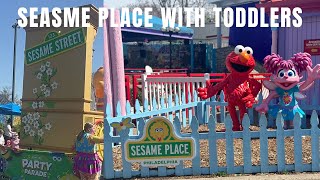 Sesame Place Adventures  Visiting with Toddlers  Parade at Sesame Place  Tips amp Advice [upl. by Onitrof]