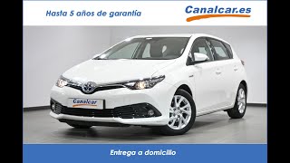 3345KCW Toyota Auris Hybrid 140h active Blanco [upl. by Aymik]