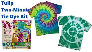 Tie Dye Patterns Tulip Two  Minute Tie Dye Kit  Does It Really Work [upl. by Hamish428]