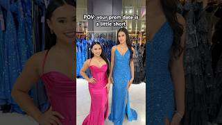 Short kings and queens😂 prom promdress formal formaldresses dress dresses fashion [upl. by Kawai889]