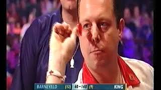 van Barneveld vs King Darts World Championship 2004 Quarter Final [upl. by Einnoj]