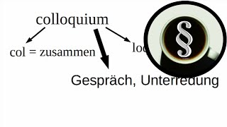 Was heißt quotcolloquiumquot auf Deutsch  Lateinische Begriffe im UniLeben [upl. by Anitsuj]