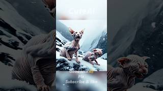 Everest survival story of a cat dad and his kitten🙏cat cute [upl. by Enaitsirk]