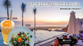 REVIEW PALMILLA BEACH CLUB BALI  MINIMUM ORDER [upl. by Akemak]