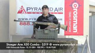 Stoeger Arms X50 Air Rifle  1500 FPS not exactly [upl. by Sirdi]