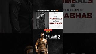 Prabhas Movie Lineup  prabhas salaar2 prashanthneel lokeshkanagaraj salaar trendingnow new [upl. by Nodnarbal941]