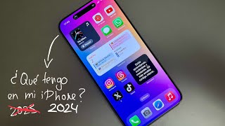Así tengo mi iPhone 15 Pro Max en 2024  Widgets Apps Personalización [upl. by Divine]