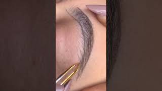 How to shape eyebrows with pluckerfor beginners [upl. by Aehsa]