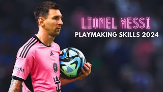 Lionel Messi  Outstanding Passing Skills 2024 [upl. by Lindley]