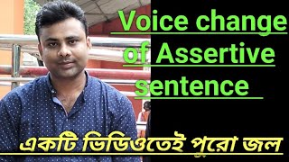 Voice change of Assertive sentence [upl. by Uphemia]