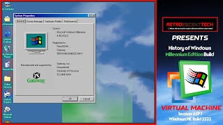 RetroescentTech VM Series Season 6 EP1  Windows ME Build 2332  Windows ME History Build [upl. by Awuhsoj]