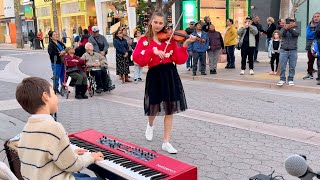 Incredible violin and piano rendition of All Of Me  John Legend Cover  Leo and Karolina Protsenko [upl. by Doti]