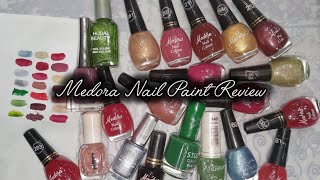 Medora Nail Paint Review  Colorfull Nail Polish Makeupbeauty44 [upl. by Malamud]