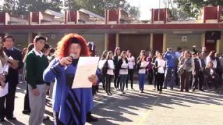 Secundaria 101 Ludwig van Beethoven 50 aniversario Himno 23 enero 2016 [upl. by Zeus]