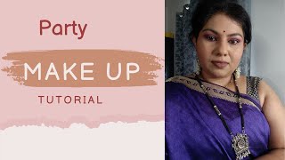 Party Makeup Tutorial Step By Step [upl. by Ahsekim]