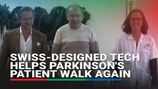 Swissdesigned tech helps Parkinsons patient walk again  ABSCBN News [upl. by Sheehan]