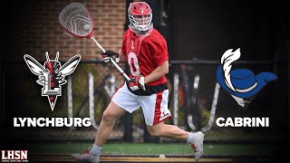 Lynchburg Hornets vs Cabrini University Cavalier Mens Lacrosse [upl. by Agneta]