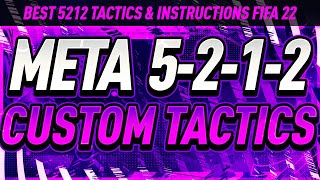 BEST 5212 CUSTOM TACTICS META TACTICS amp INSTRUCTIONS FOR 5212 FIFA 22 ULTIMATE TEAM [upl. by Anirod]