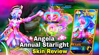 ANGELA ANNUAL STARLIGHT SKIN REVIEW💖AVATAR OF TIME⌛ [upl. by Saiasi]