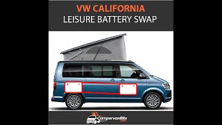 How To Replace the Leisure Batteries on a VW California [upl. by Htennaj54]