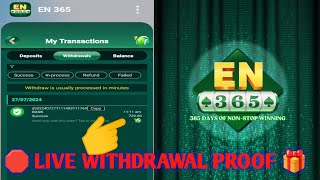 EN 365 APKEN 365 WITHDRAWAL PROOFEN 365 WITHDRAWAL PROBLEM365 EN WITHDRAWAL YONO EN 365en [upl. by Nicram]