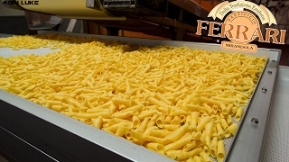 Pastificio Ferrari  Production Emilian Pasta  Produzione Garganelli Tipici Emiliani [upl. by Maurie]