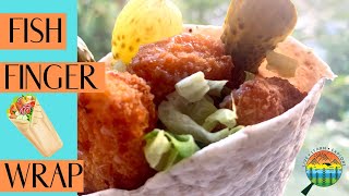 Crispy Fish Finger WrapFish Stick WrapFish Finger Sandwich RecipeFish Stick SandwichFish Fingers [upl. by Schmidt968]