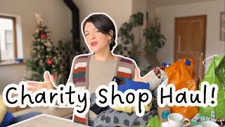 Charity Shop Haul Second hand gifting edition [upl. by Nicholl]