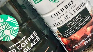 Cold Brew vs Iced Coffee  Grocery Store Taste Test [upl. by Jannel]