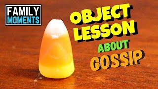 CANDY CORN OBJECT LESSON About GOSSIP  Proverbs 188 [upl. by Perzan]