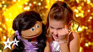 Young VENTRILOQUIST Gets GOLDEN BUZZER on Romanias Got Talent 2021  Got Talent Global [upl. by Auqinehs]