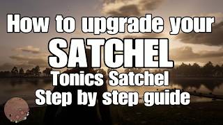 SATCHEL UPGRADE  Red Dead Redemption 2 Tonic Satchel Crafting Guide rdr2 rdr2satchelupgrade [upl. by Gerrie109]