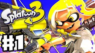 Splatoon 3  Gameplay Walkthrough Part 1  Turf War Multiplayer Story Mode Nintendo Switch [upl. by Nakre149]