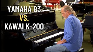 BEST Acoustic Pianos for Students  Yamaha B3 vs Kawai K200 [upl. by Nomra193]