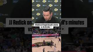 JJ Redick speaks on DAngelo Russells minutes 👀 shorts [upl. by Delanty]