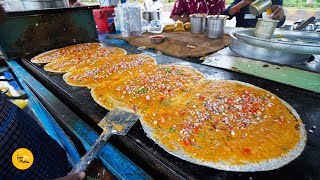 Ultimate Huge Mysore Masala Dosa Making of Bhavnagar l Murali Madrasi Vangi l Gujarat Street Food [upl. by Vassell]