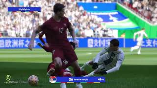 Slovenija vs Srbija  EURO 2024  eFootball PES 2021 [upl. by Atnohs]