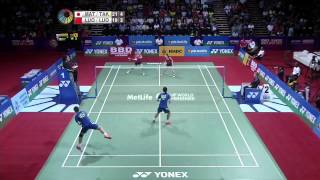 F  2015 India Open Super Series  Misaki MatsutomoAyaka Takahashi vs Luo YingLuo Yu [upl. by Lauryn449]