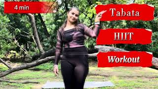 4 Minute Tabata  Intense HIIT Workout  NoRepeat  No Equipment [upl. by Hahsia]