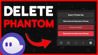 ❌ How To Delete Phantom Wallet in 2 minutes ❌ [upl. by Yahsan]