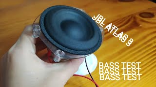 JBL Atlas 3 inch subwoofer  bass test [upl. by Janelle]