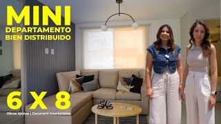 MINI DEPARTAMENTO BIEN DISTRIBUIDO  INFONAVIT Obras Ajenas  Decorami Interiorismo [upl. by Ttekcirc]